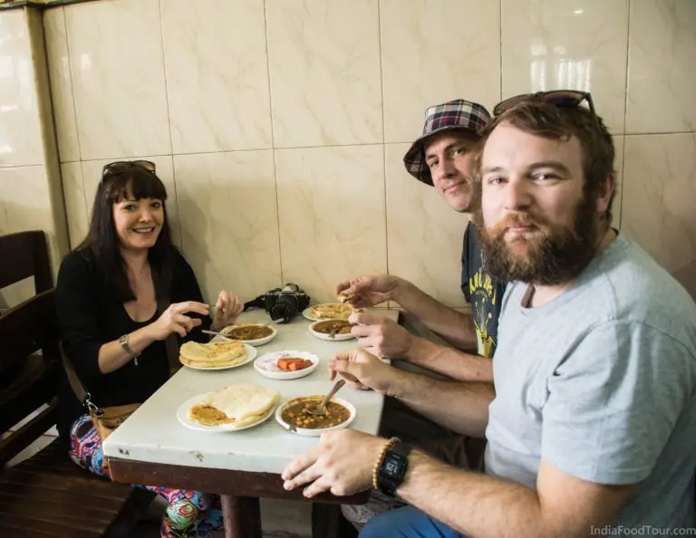 local street food during Agra Food Tour